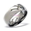 Dámsky titánový prsteň v striebornej farbe 20,6 mm